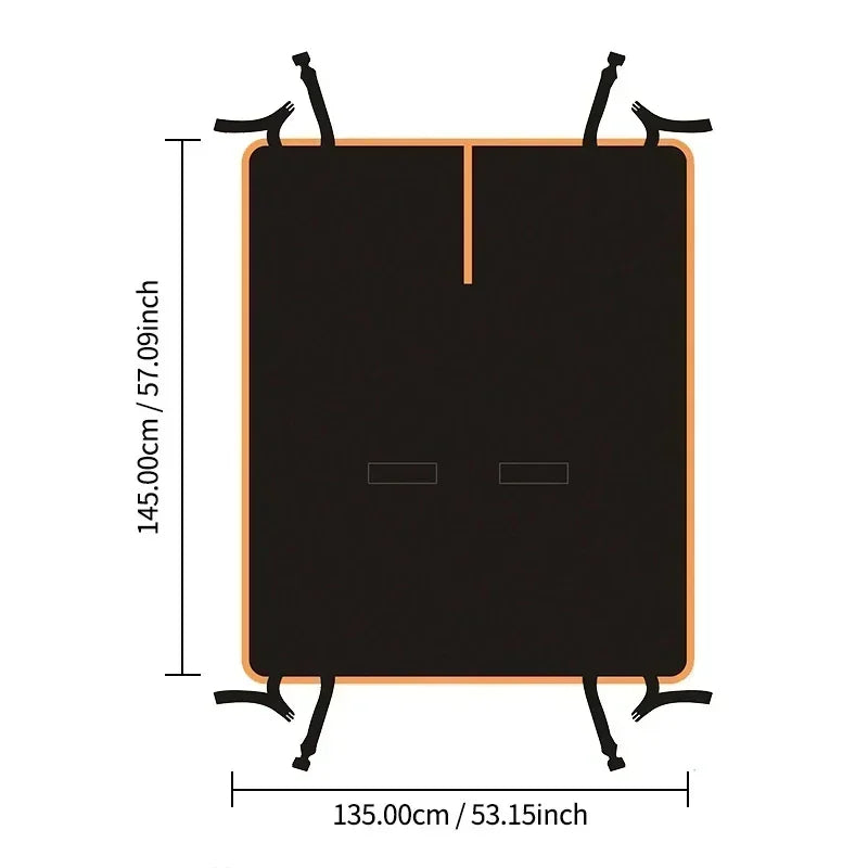 Dog Car Seat Cover Oxford Waterproof Scratchproof Hammock Protector for Pets Durable Back Seat Cover for Cars Trucks Suvs