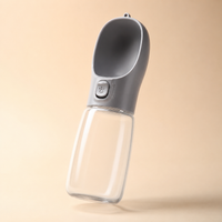 Portable Dog Water Bottle with Drinking Tray