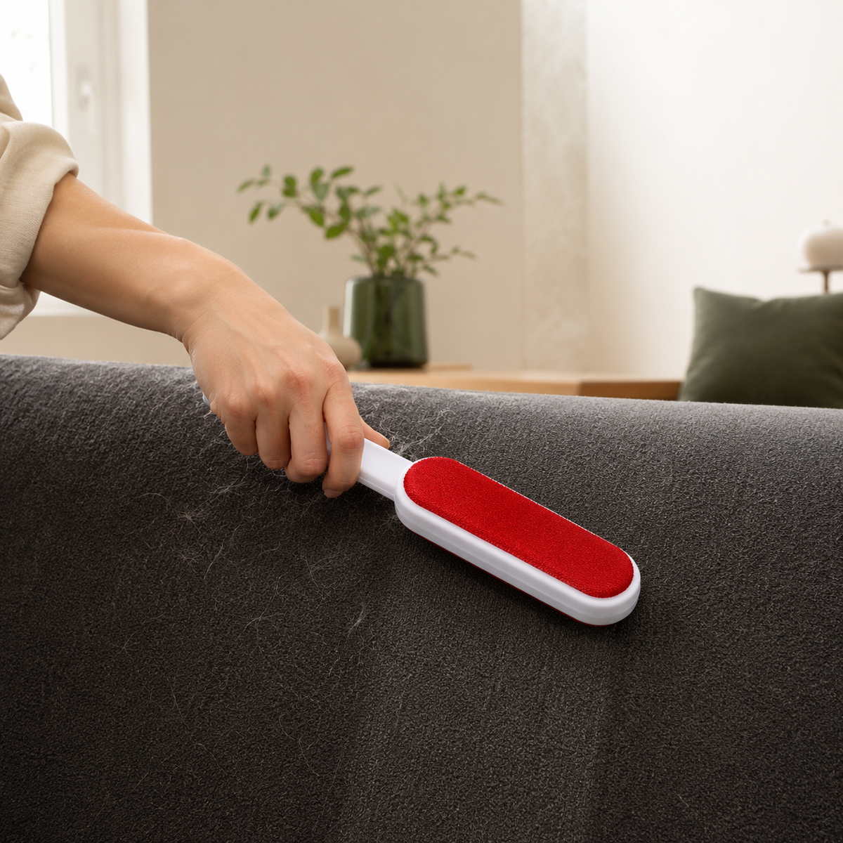 Reusable Double-Sided Pet Hair Remover Brush