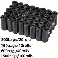 Dog Poop Bags Portable Pet Waste Bags Durable and Leak Proof Dog Garbage Bags with Dispenser Pet Cleaning Supplies for Outdoor