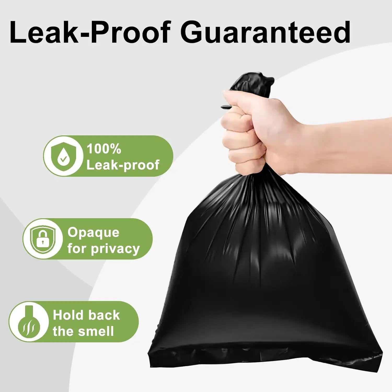 Dog Poop Bags Portable Pet Waste Bags Durable and Leak Proof Dog Garbage Bags with Dispenser Pet Cleaning Supplies for Outdoor
