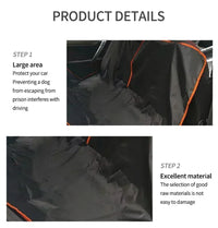 Dog Car Seat Cover Oxford Waterproof Scratchproof Hammock Protector for Pets Durable Back Seat Cover for Cars Trucks Suvs